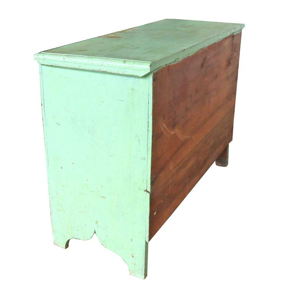 Mint Green Primitive Blanket Chest - Aurora Mills