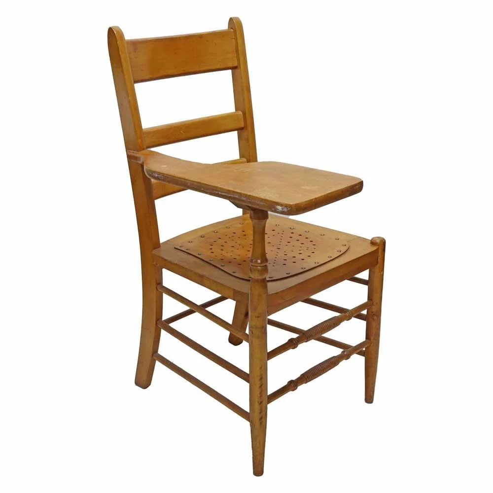 椅子 Vintage School chair Netherlands oak Chair Vintage School chair Netherlands oak