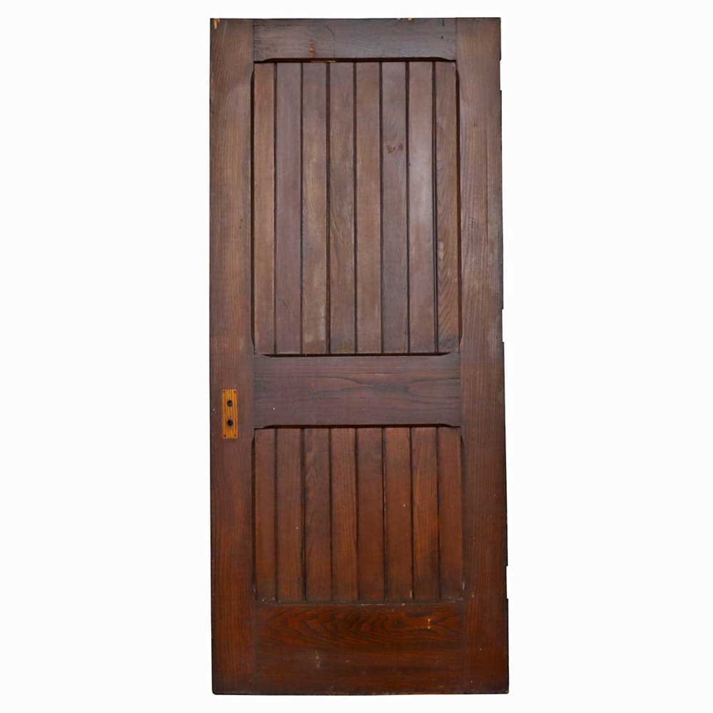 Oak Beadboard Church Door - Aurora Mills