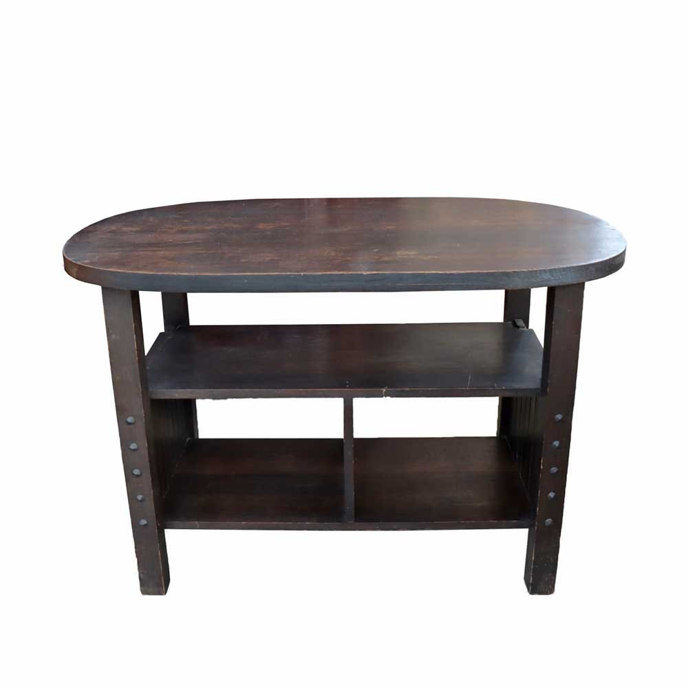 Oak Arts and Crafts Occasional Table - Aurora Mills