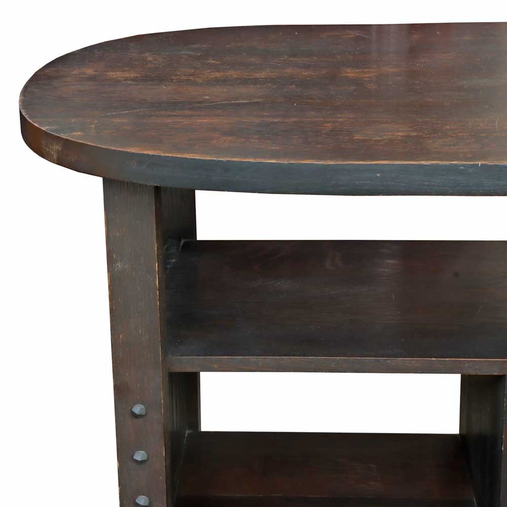 Oak Arts and Crafts Occasional Table - Aurora Mills