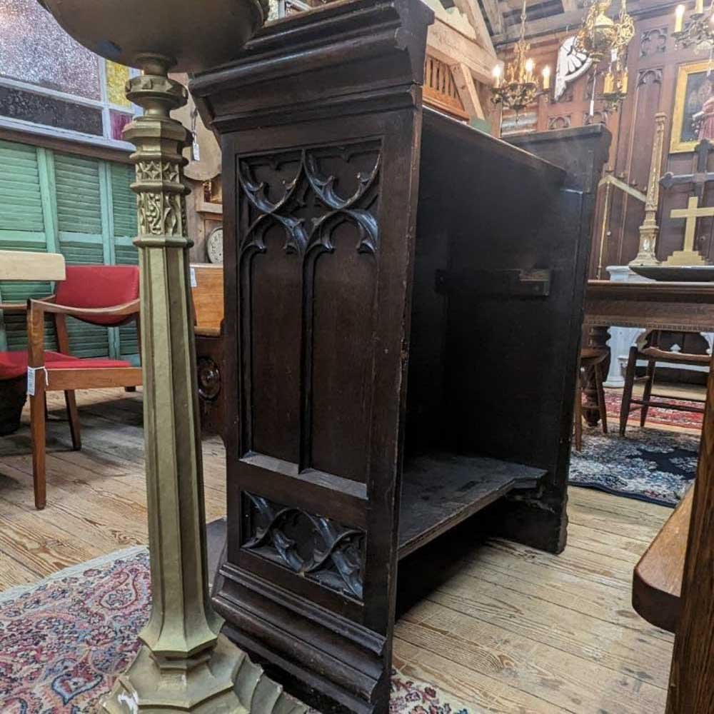 Gothic Revival Oak Pulpit - Aurora Mills