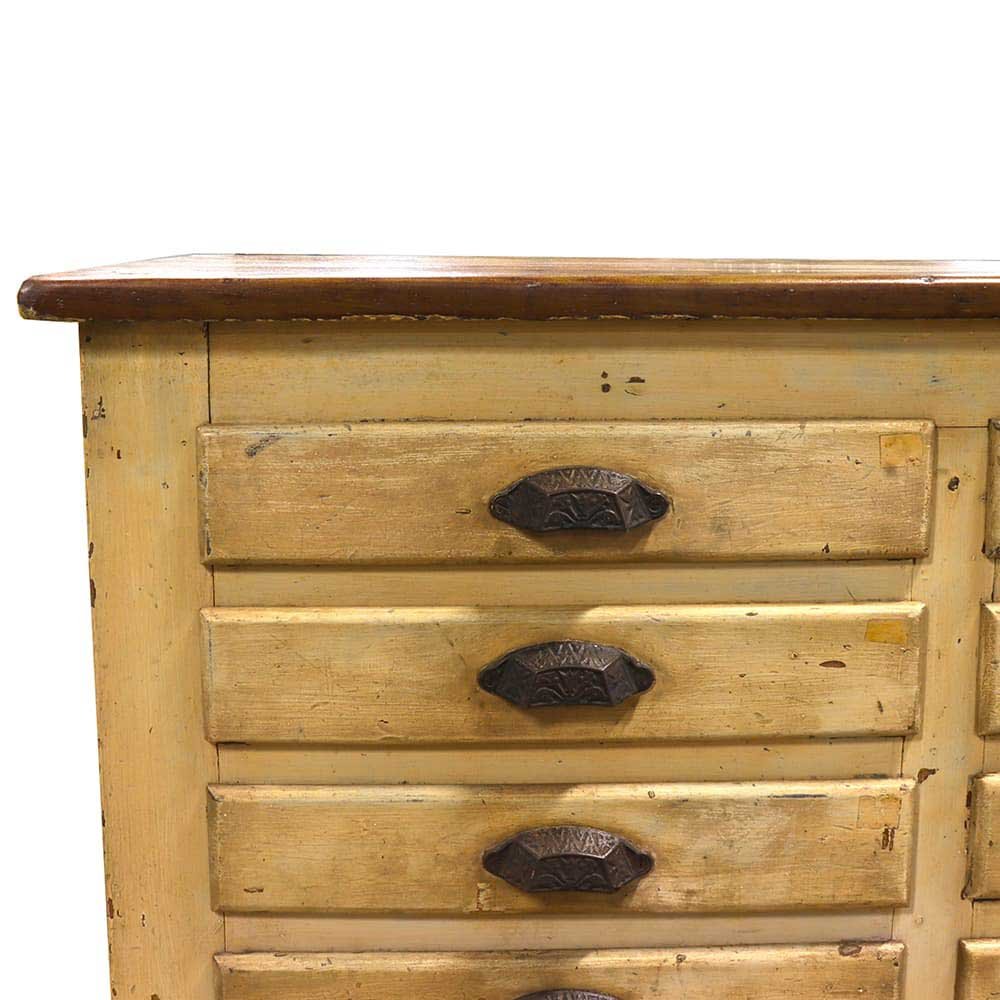 Off-White with Natural Top Multi-Drawer - Aurora Mills