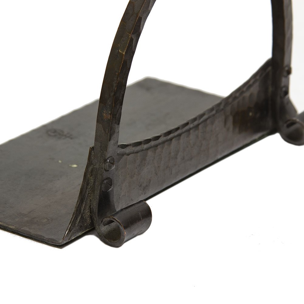 Roycroft Hand-Hammered Bookends - Aurora Mills