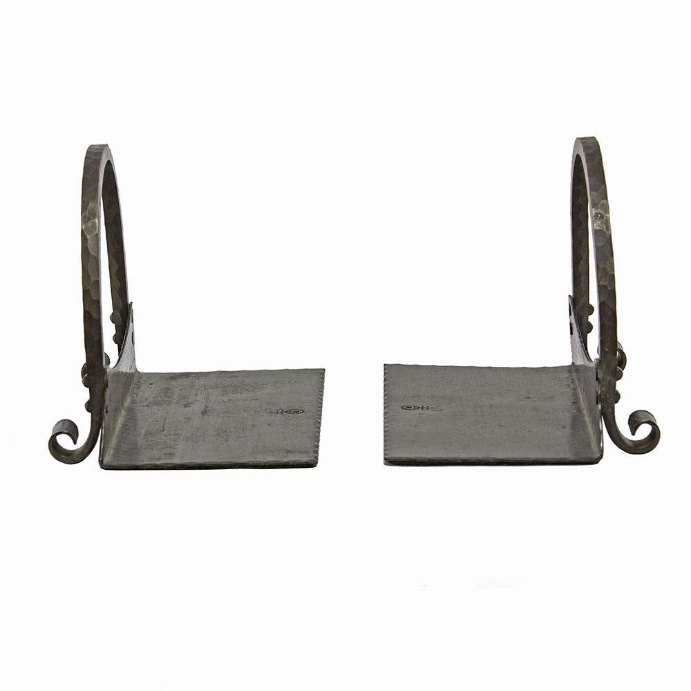 Roycroft Hand-Hammered Bookends - Aurora Mills