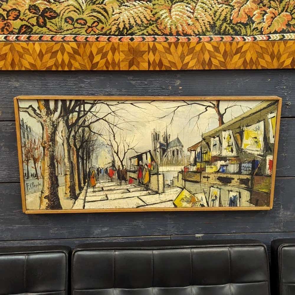 Mid-Century Paris Street Painting - Aurora Mills