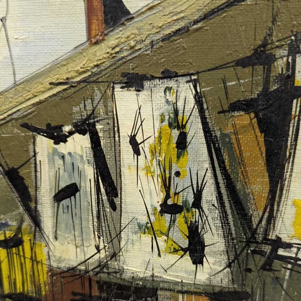 Mid-Century Paris Street Painting - Aurora Mills