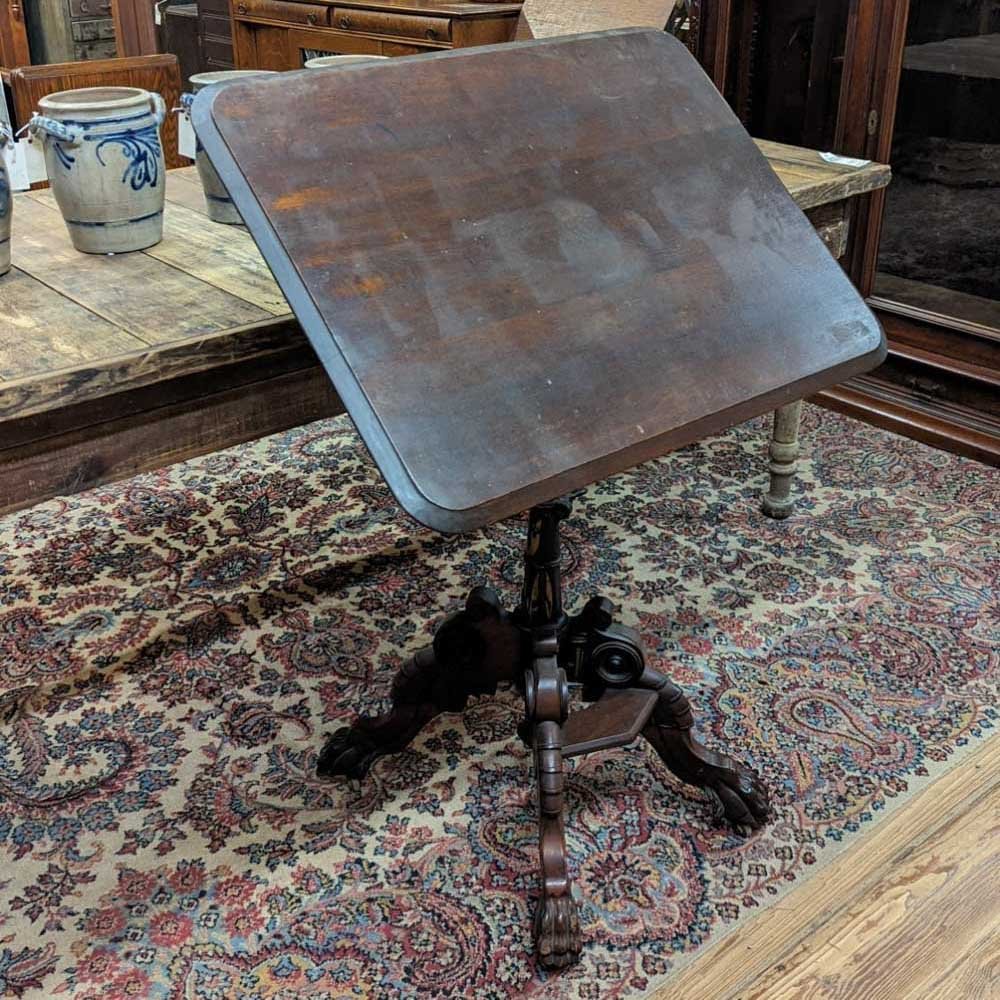 19th Century Walnut Drawing Desk - Aurora Mills