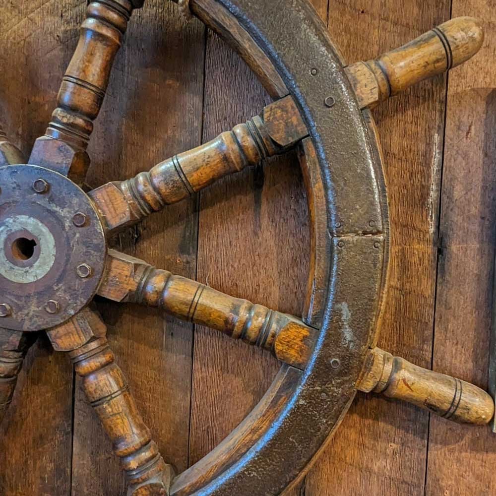 43″ Ship Wheel - Aurora Mills