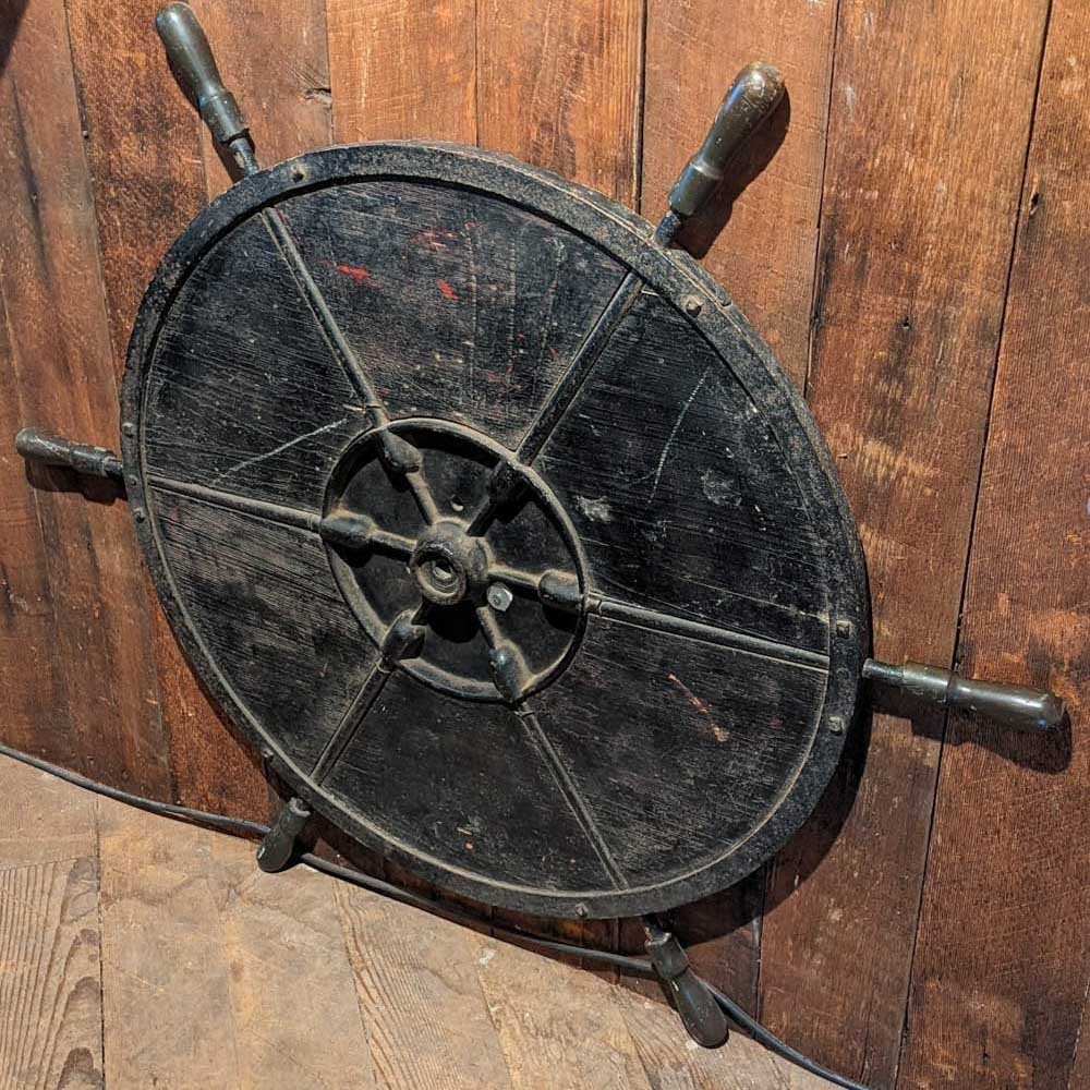 Ships Wheels with Brass Handles - Aurora Mills