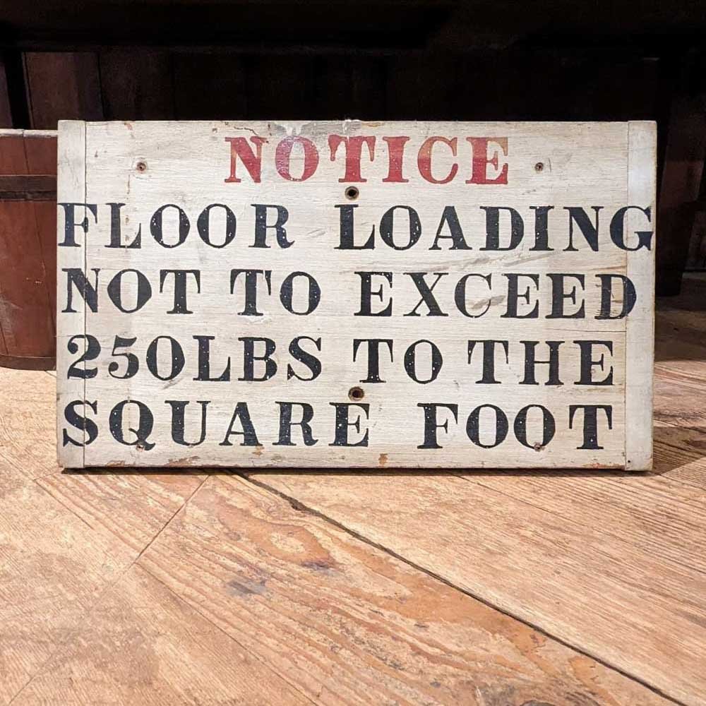 Wood Factory Sign - Aurora Mills