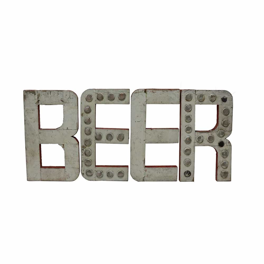 “BEER” Letters - Aurora Mills