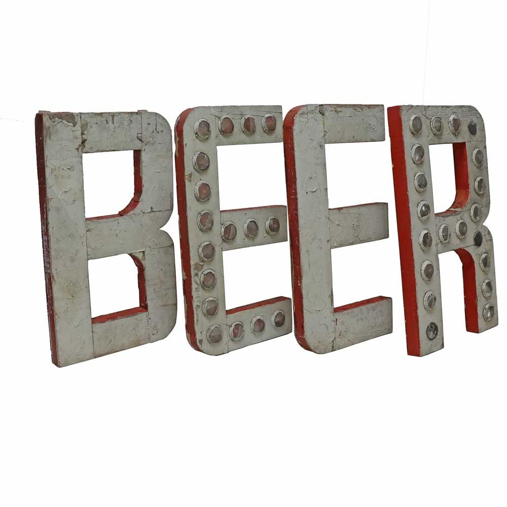 “BEER” Letters - Aurora Mills