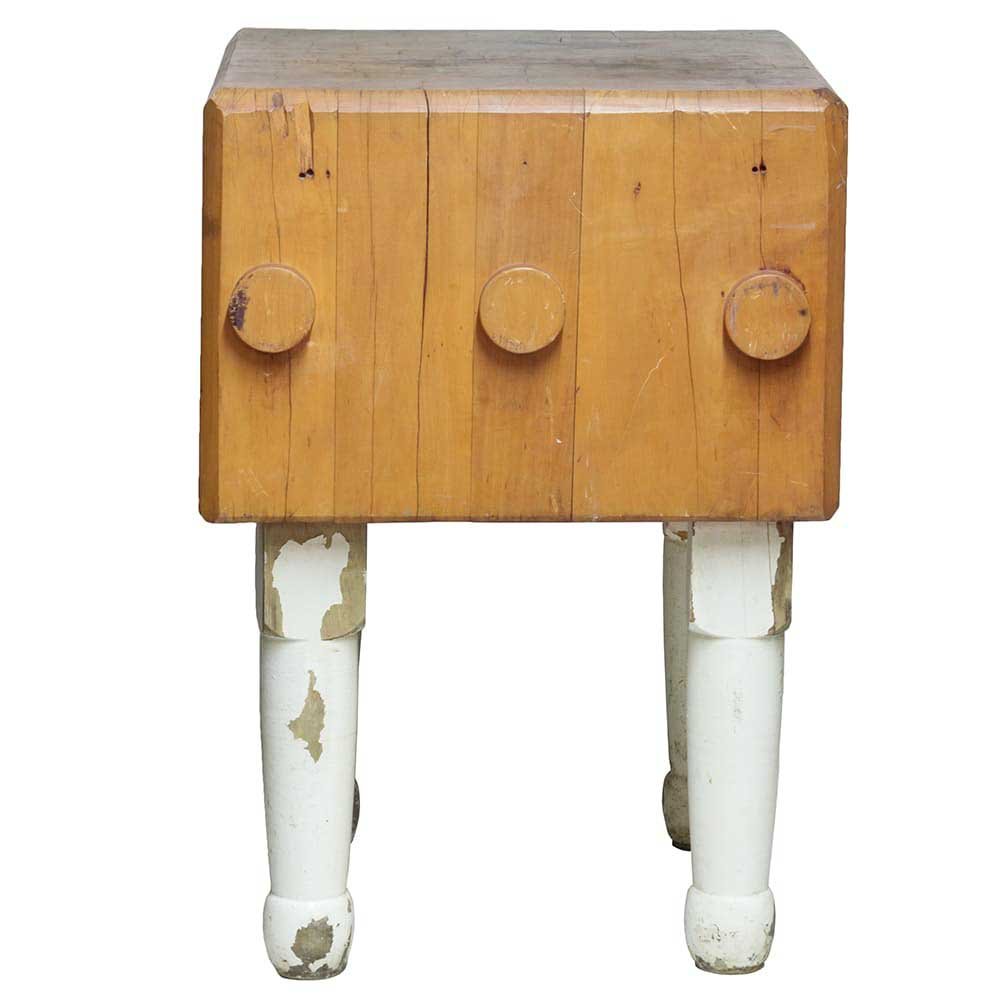 White Leg Butcher Block - Aurora Mills
