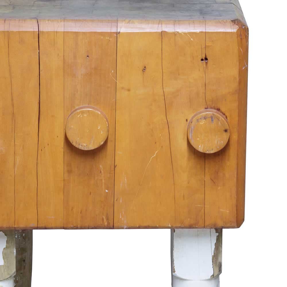 White Leg Butcher Block - Aurora Mills