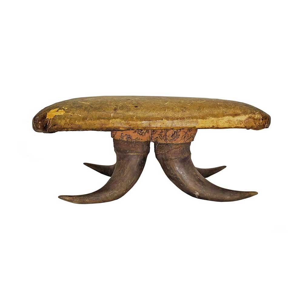 Victorian Horn Footstool - Aurora Mills