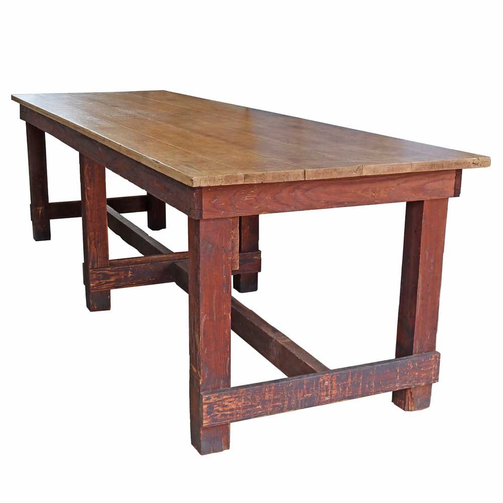 Pine Printer’s Table - Aurora Mills