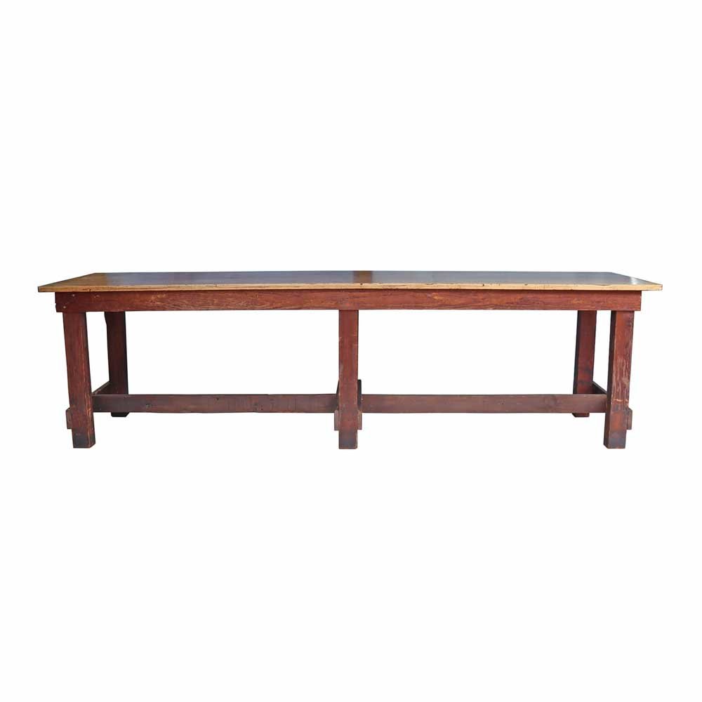 Pine Printer’s Table - Aurora Mills