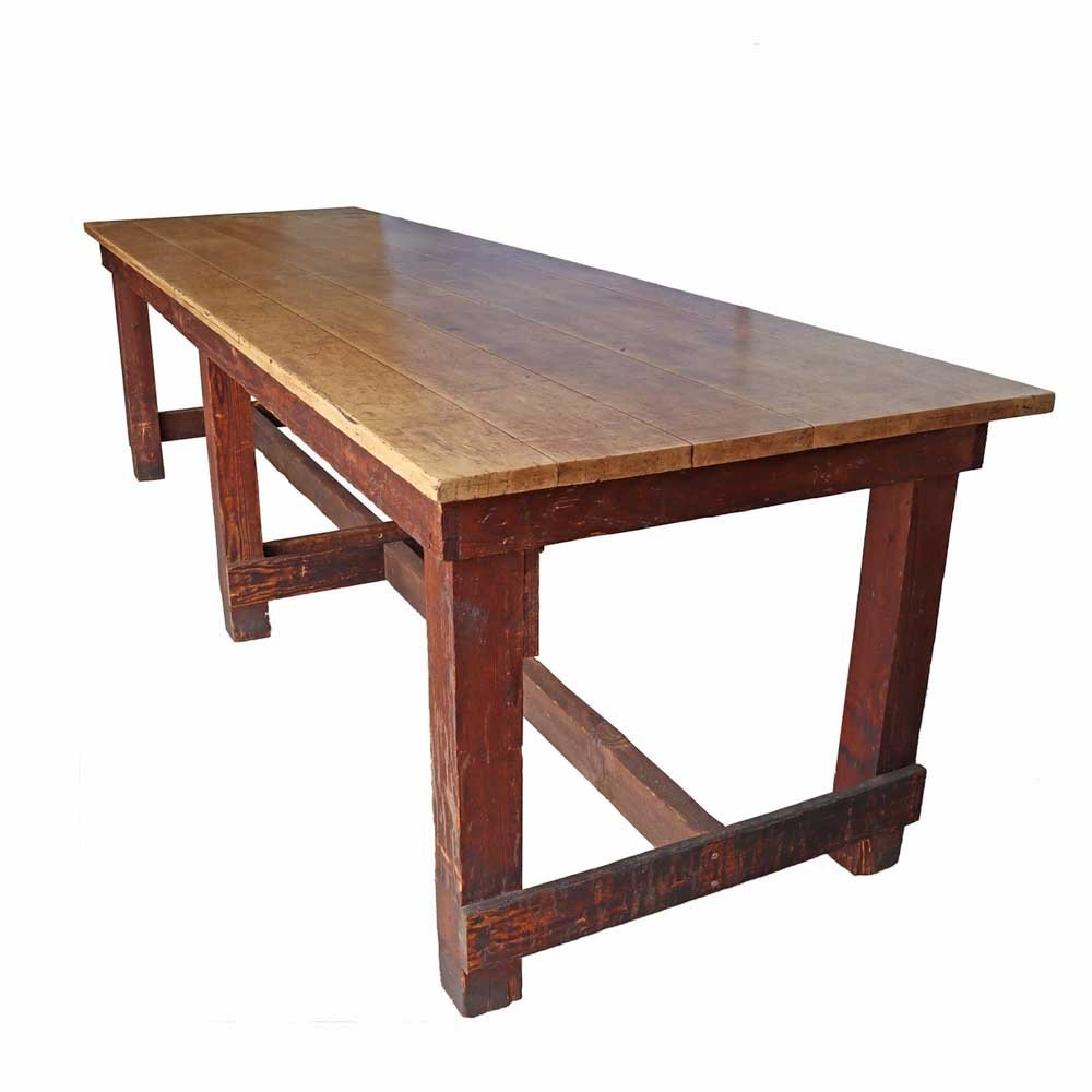 Pine Printer’s Table - Aurora Mills