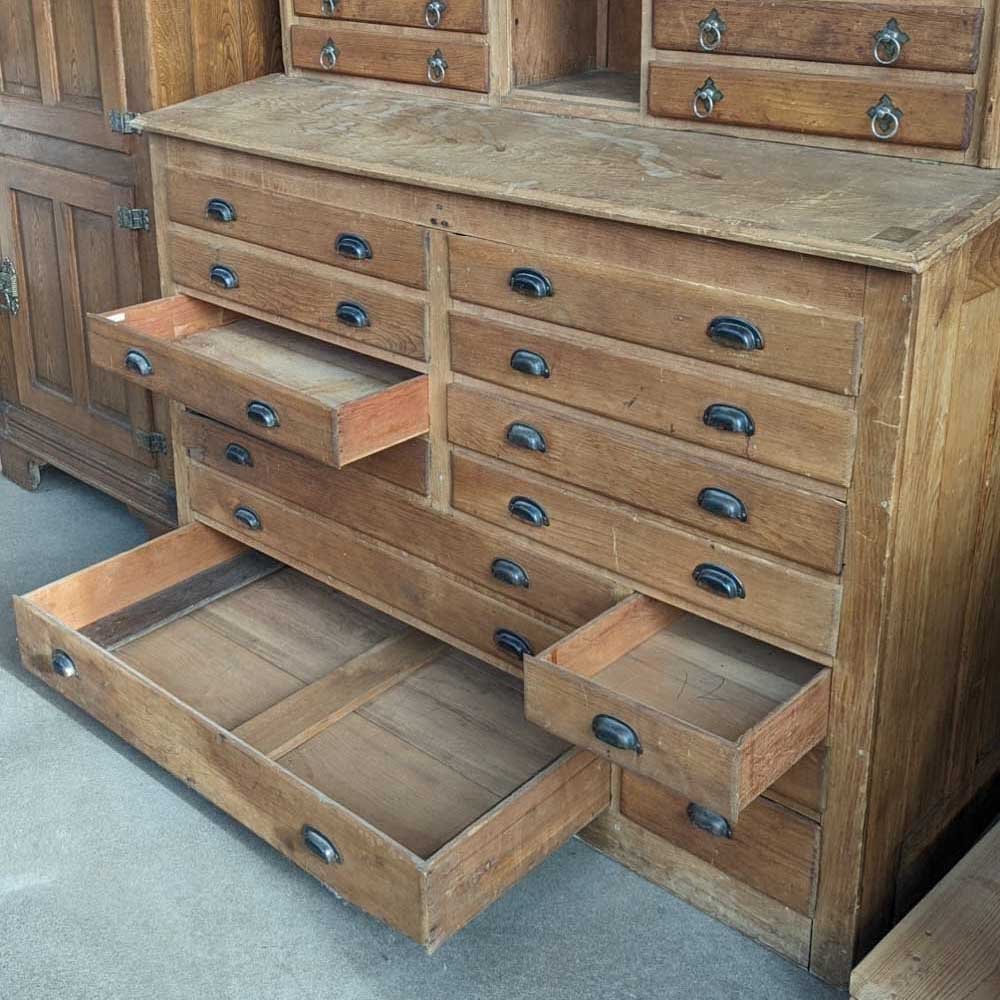 19th Century Pine Registrar’s Cabinet - Aurora Mills
