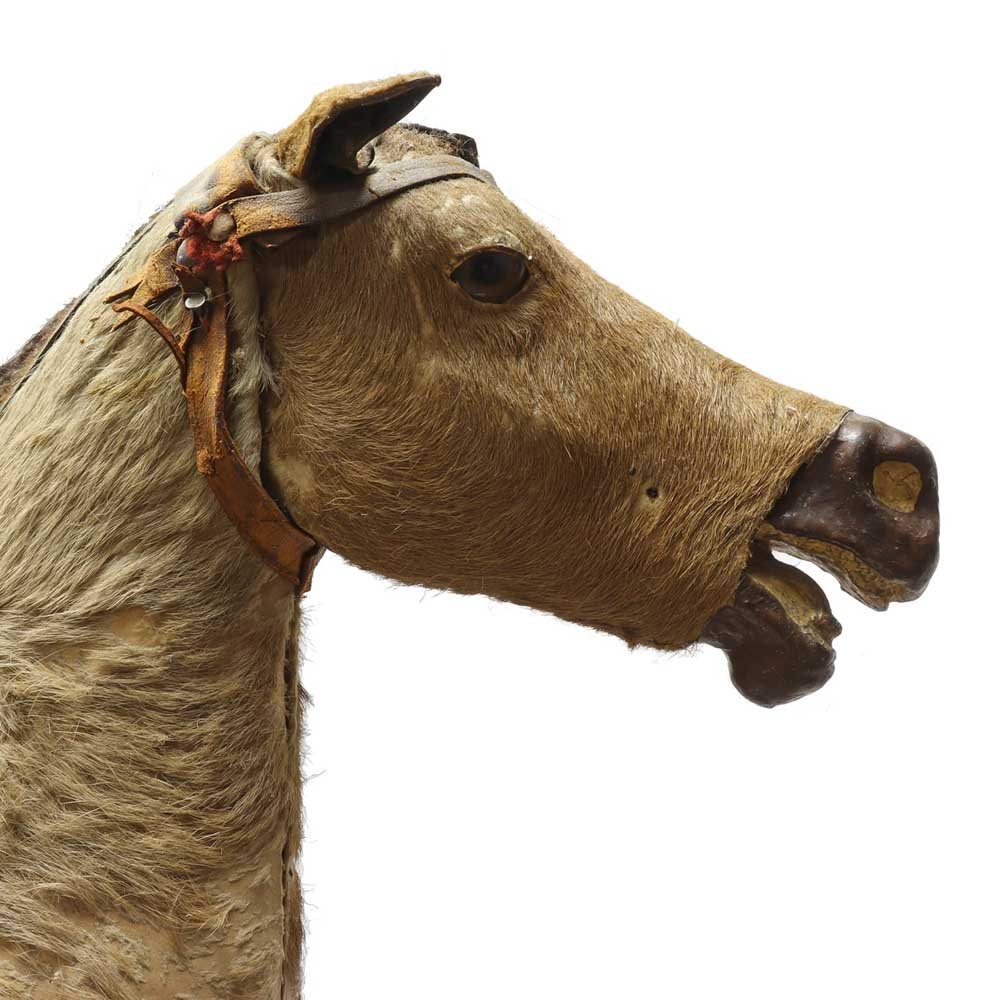 Horse Hide Rocking Horse - Aurora Mills