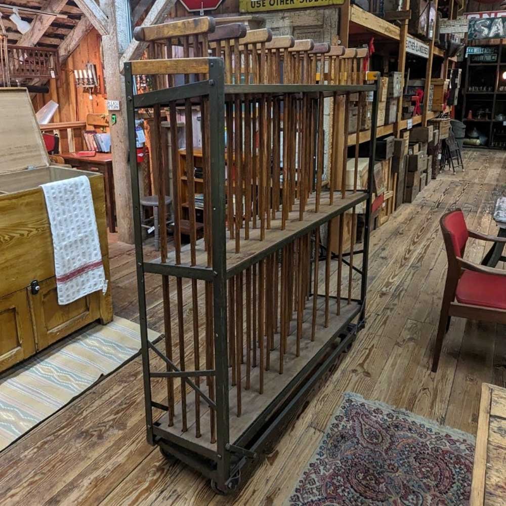 Slanted Textile Rack - Aurora Mills