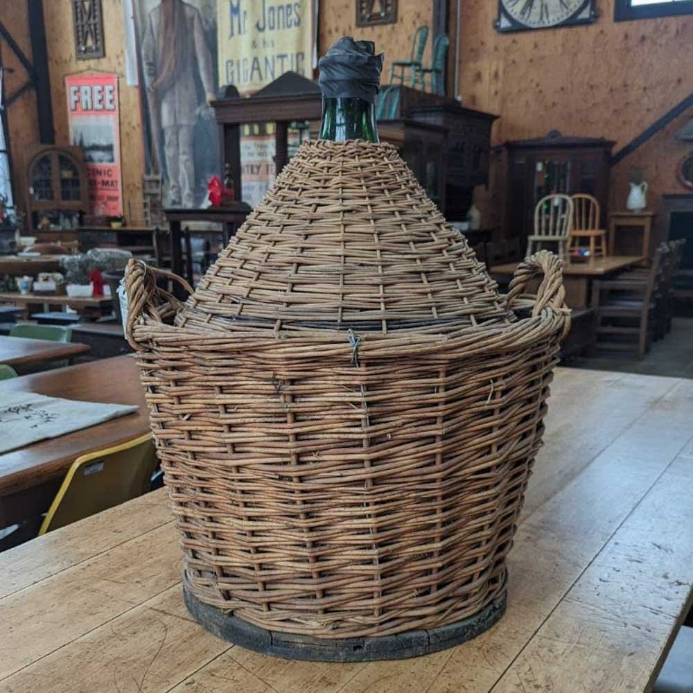 Large Wicker Wine Carboys - Aurora Mills