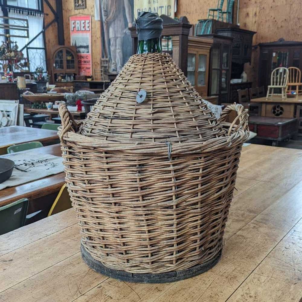 Large Wicker Wine Carboys - Aurora Mills