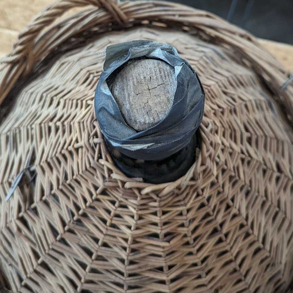 Large Wicker Wine Carboys - Aurora Mills