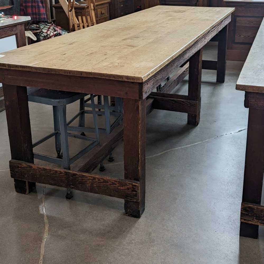 Pine Printer’s Table - Aurora Mills