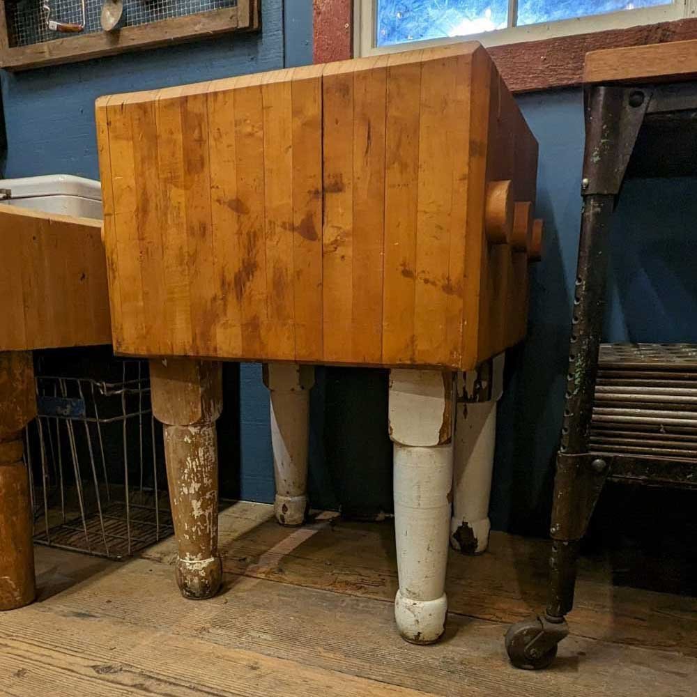 White Leg Butcher Block - Aurora Mills