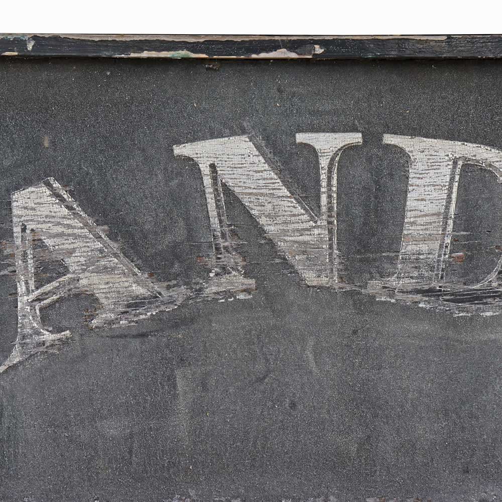 Gazette and Courier Wood Sign - Aurora Mills