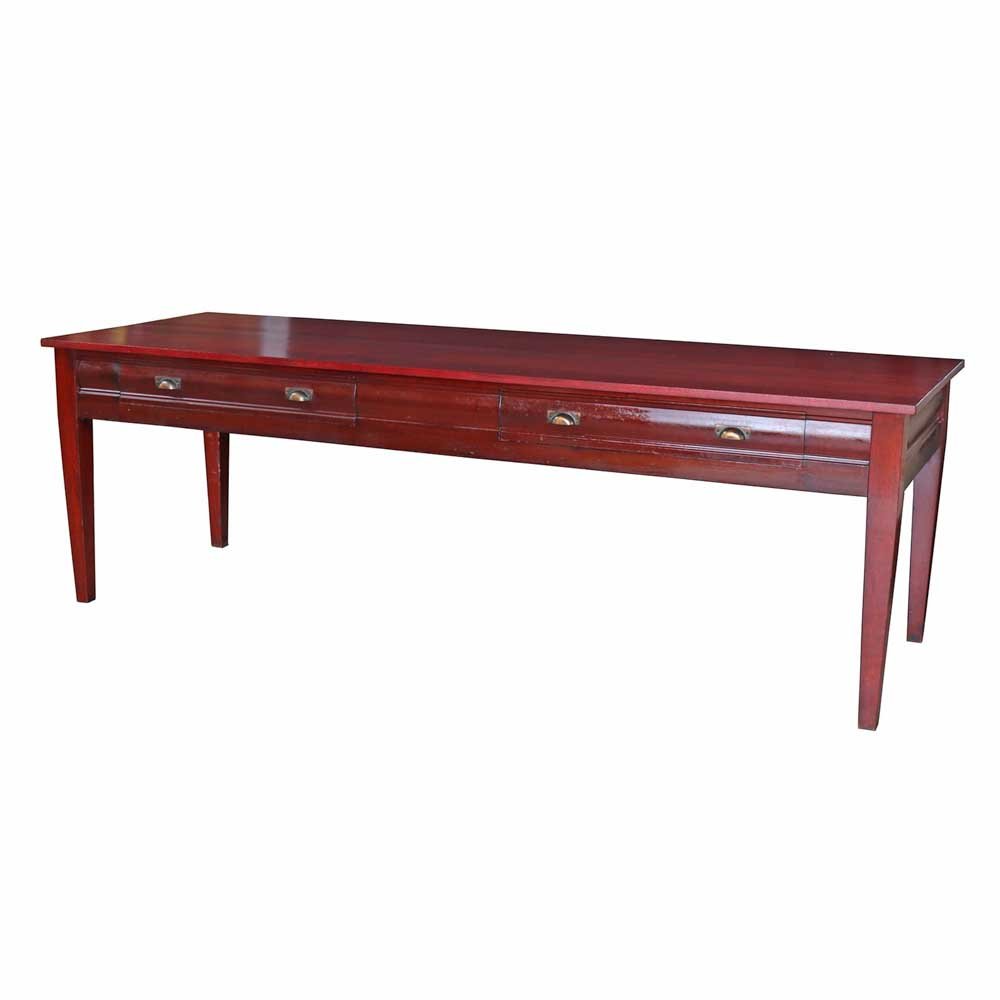 Red Mahogany Writing Desk - Aurora Mills