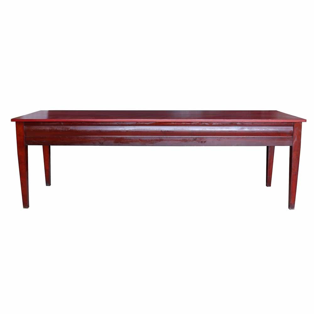 Red Mahogany Writing Desk - Aurora Mills