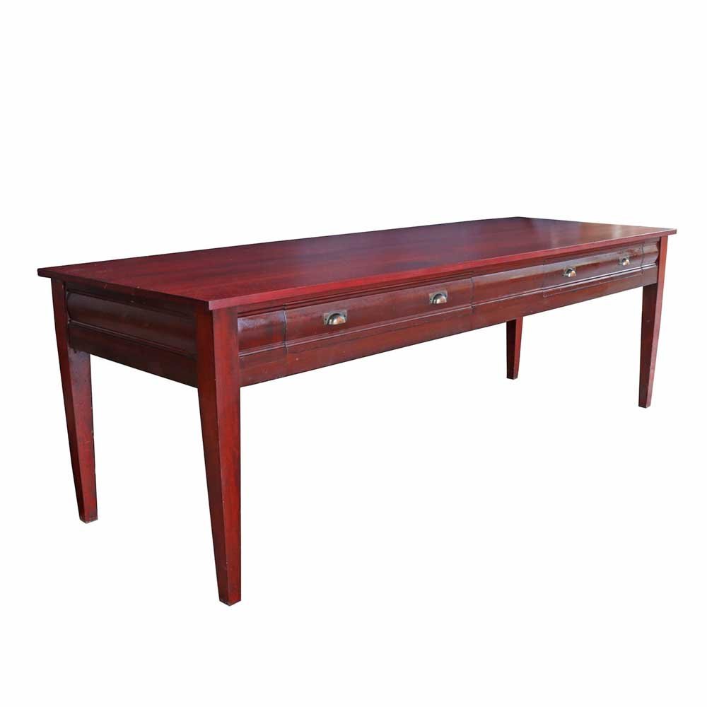 Red Mahogany Writing Desk - Aurora Mills
