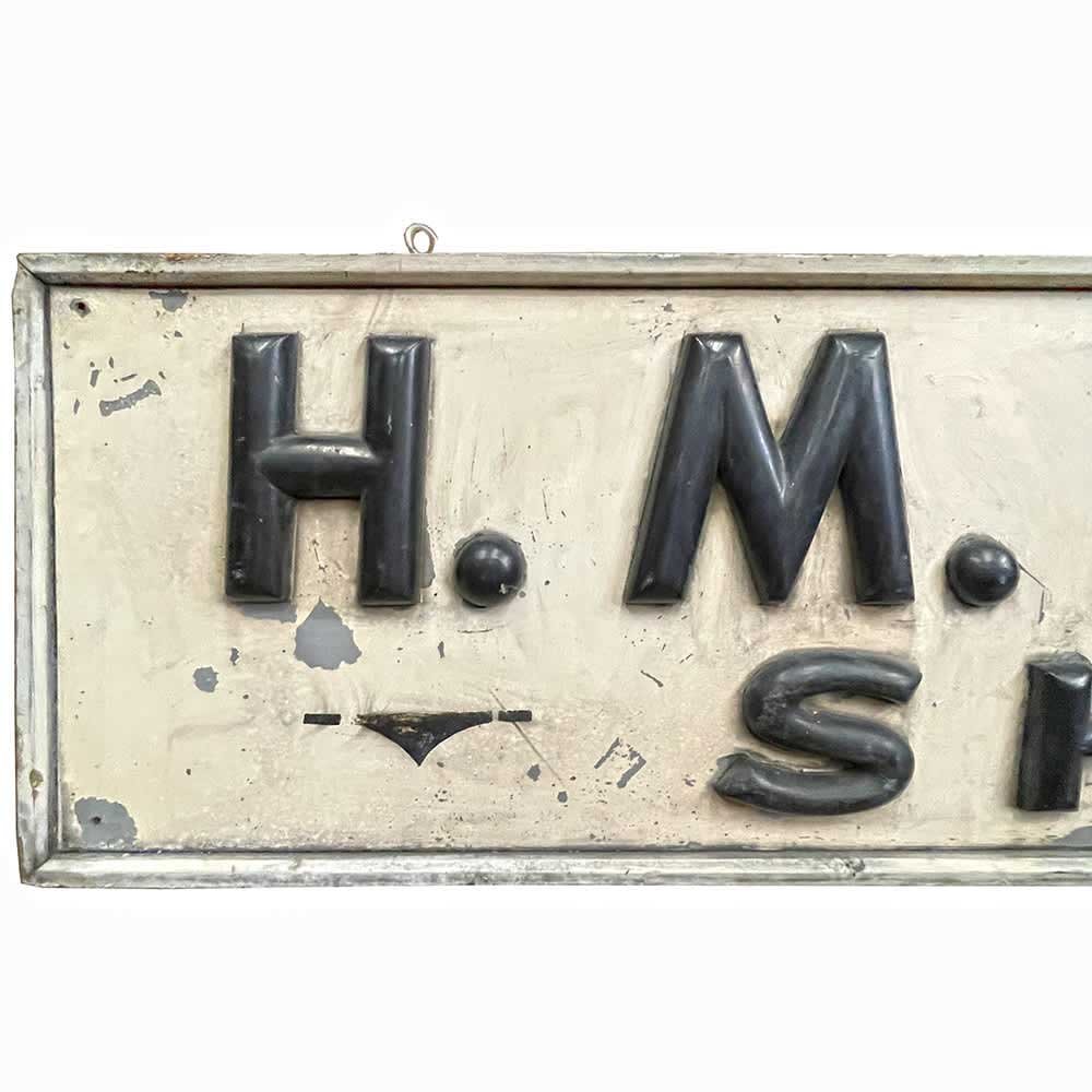 Early 1900s Double Sided Shoe Sign - Aurora Mills