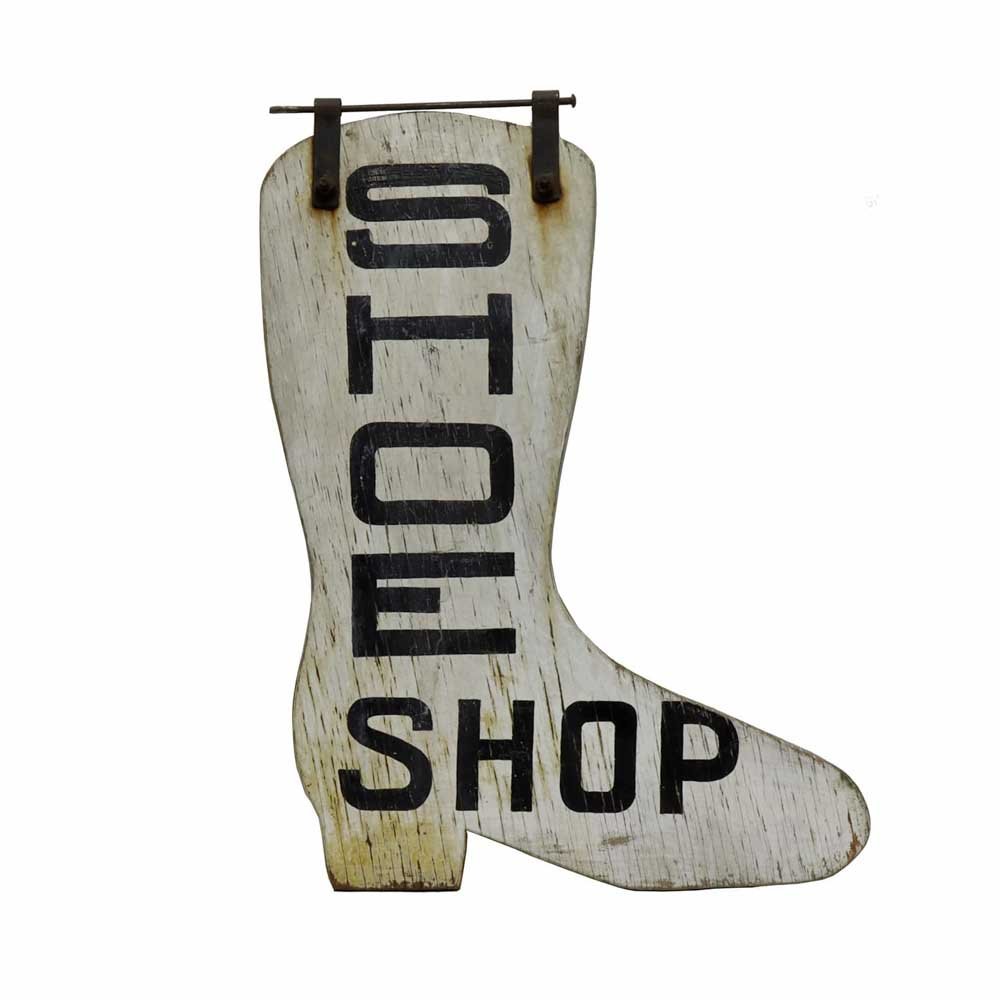 “Shoe Shop” Boot Sign - Aurora Mills