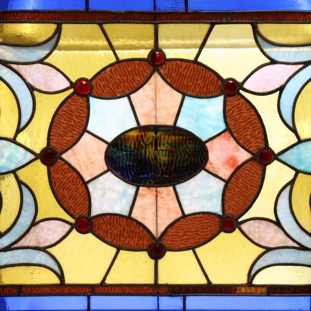 Victorian Jeweled Cartouche Window - Aurora Mills