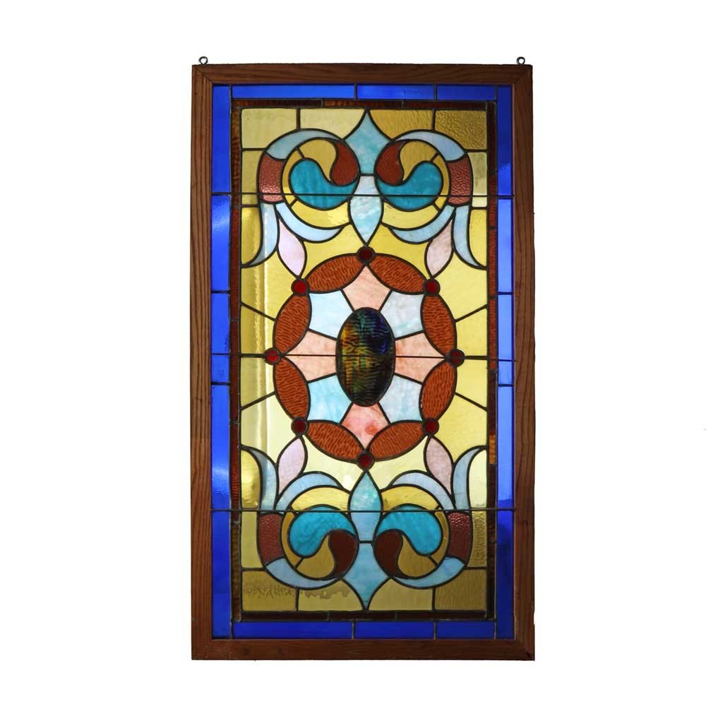Victorian Jeweled Cartouche Window - Aurora Mills