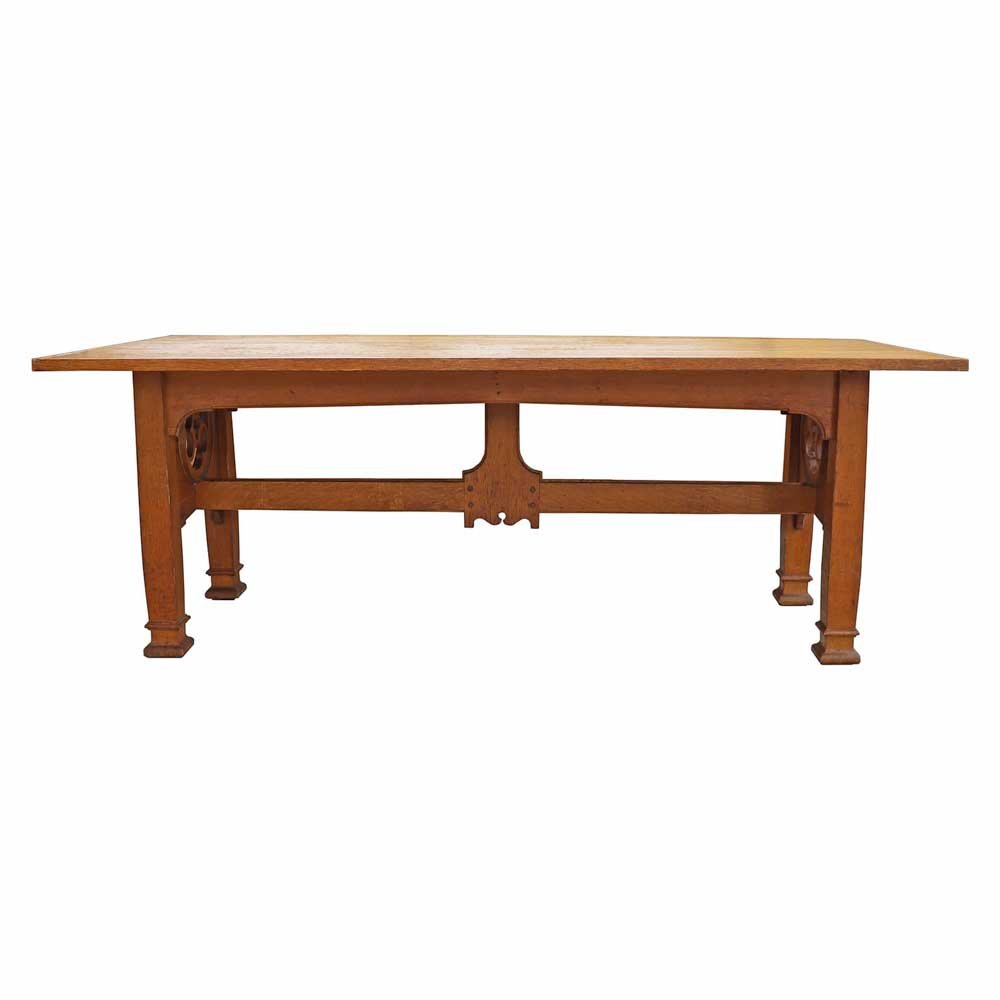 Oak Gothic Revival Table - Aurora Mills