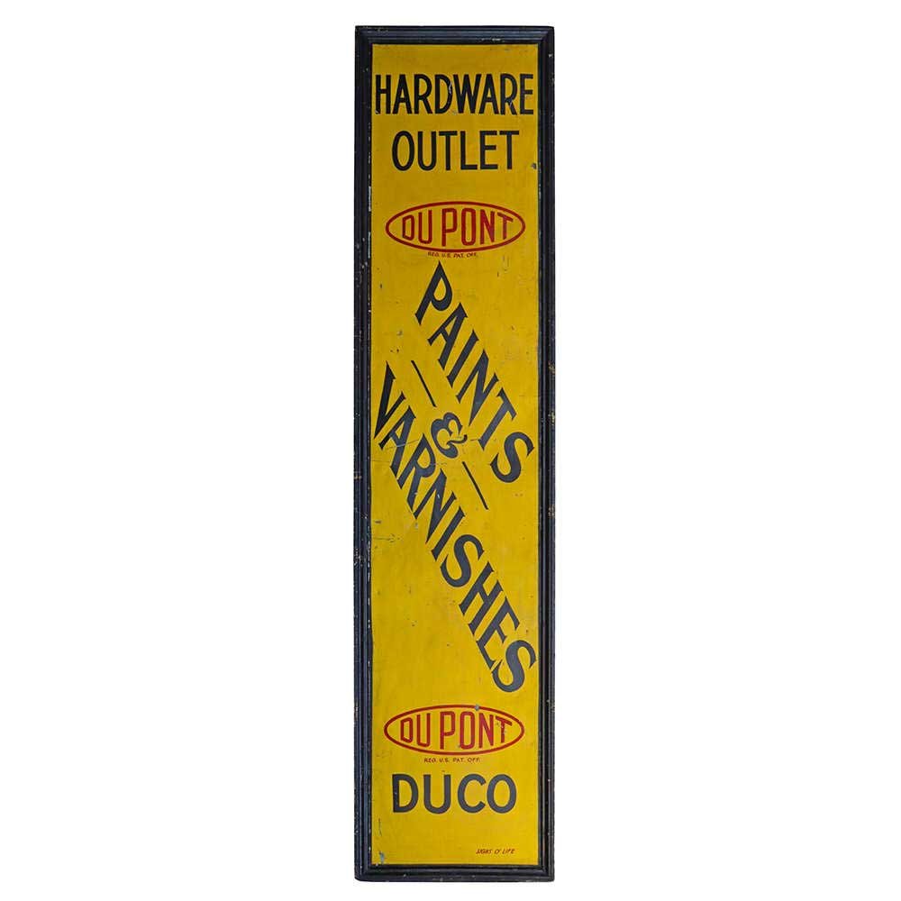 DuPont Paints and Varnishes Sign - Aurora Mills