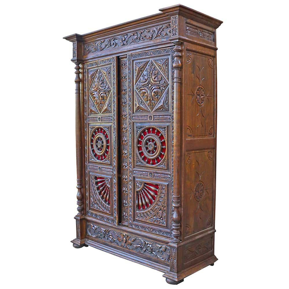Ornate Low Country Armoire - Aurora Mills