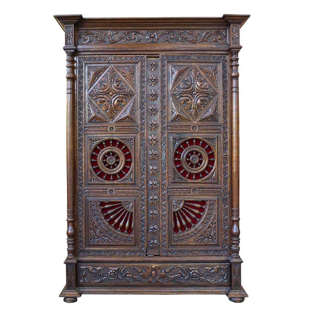 Ornate Low Country Armoire - Aurora Mills
