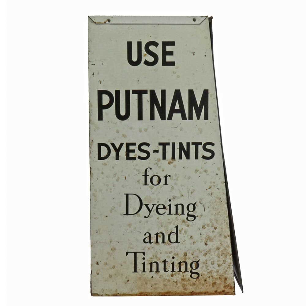 1920s Putnam Dyes Display - Aurora Mills