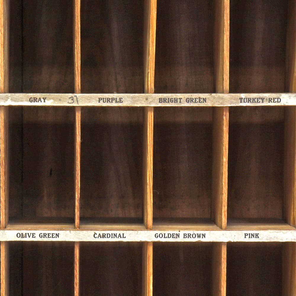 1920s Putnam Dyes Display - Aurora Mills