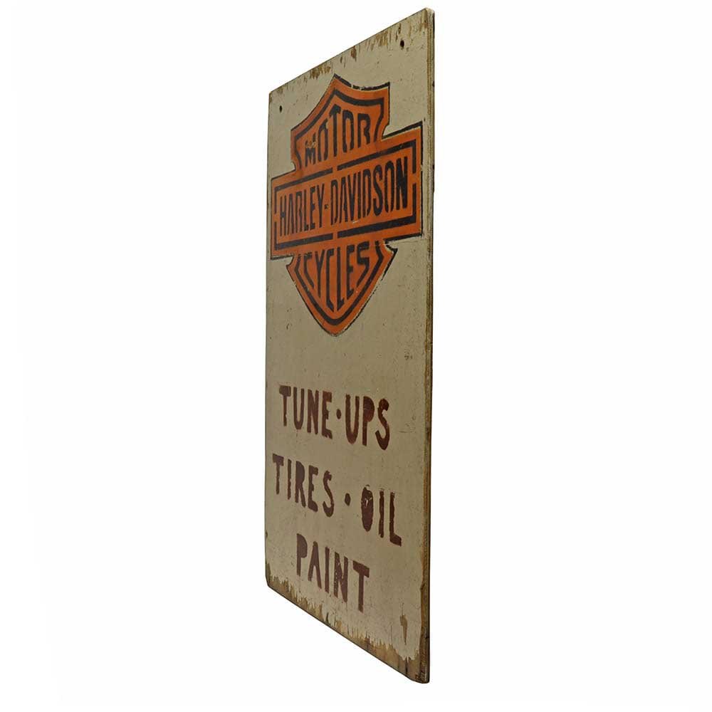 Handmade Wood Harley Sign - Aurora Mills