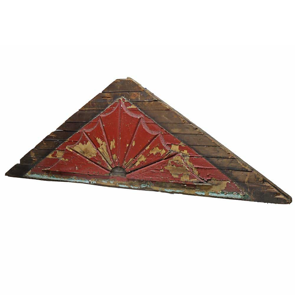 Red Sunburst Pediment - Aurora Mills
