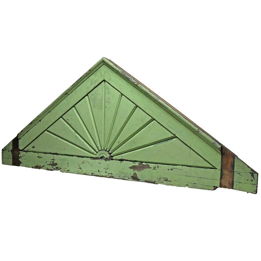 Green Sunburst Pediment - Aurora Mills