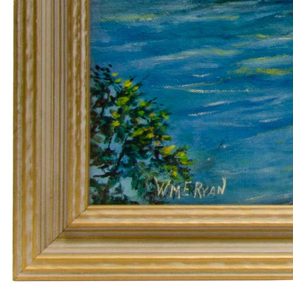 Vintage Mt. Hood Painting - Aurora Mills