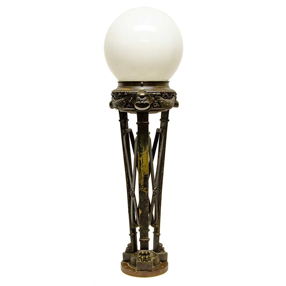 Gorgon Newel Post Light - Aurora Mills